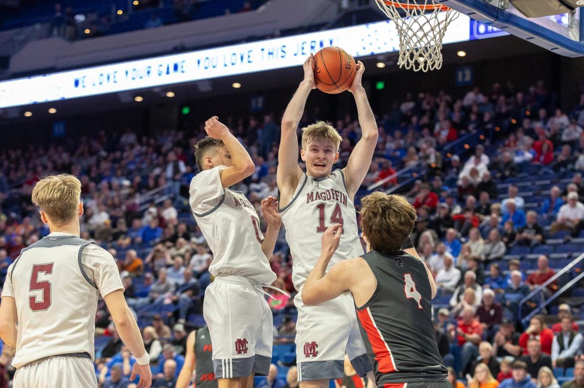 Zane Whitaker pulled in a team-high eight rebounds in Magoffin County’s win over Perry County Central.