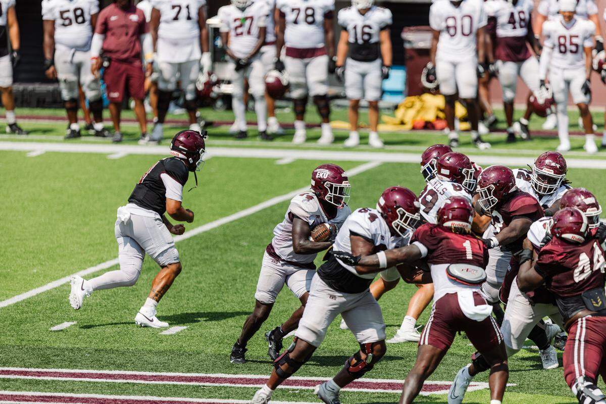 Eastern Kentucky football will begin its 2025 season Saturday afternoon at Louisville.