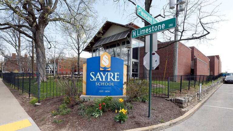 First an all-girls school, the Sayre School opened shortly before the Civil War