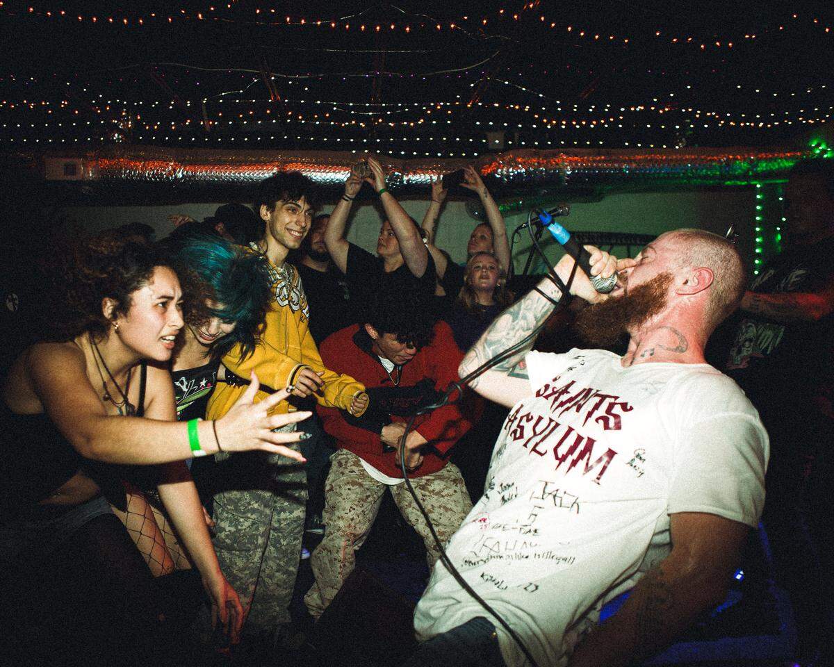 Saints Asylum play at Donut Dungeon on Third Street in Lexington in this undated photo.