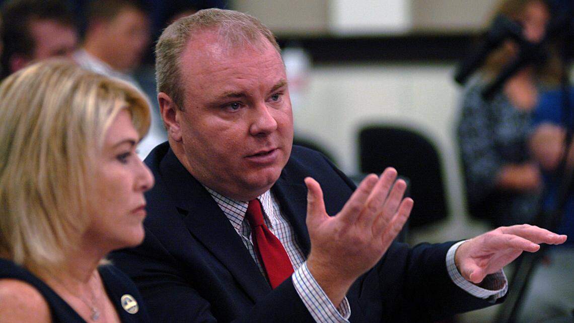 FRANKFORT, August 24 -- Rep. Jason Nemes, R-Louisville, presents information on proposed legislation on medical marijuana for the 2019 Regular Session of the General Assembly during the Interim Joint Committee on Licensing, Occupations, and Administrative Regulations.