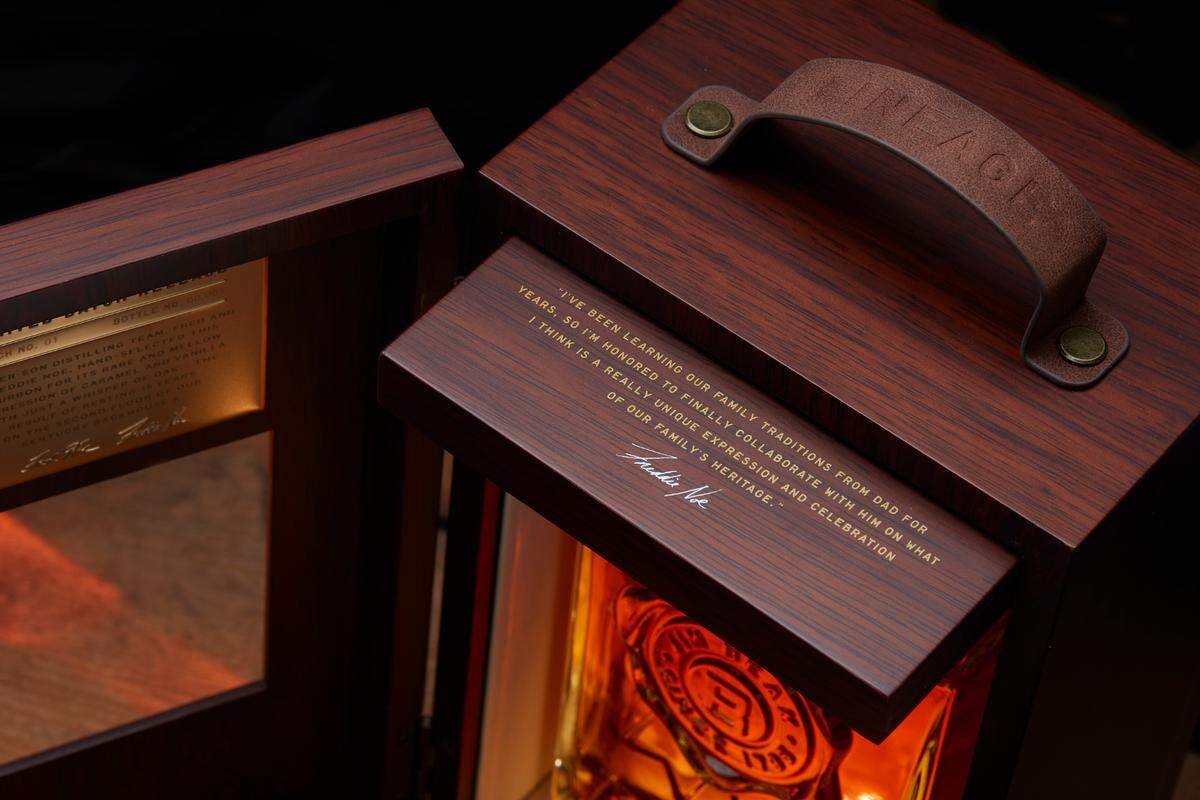 Lineage comes in a special bottle and box. It will sell for $250, beginning in early 2021, in global travel retail shops in airports.