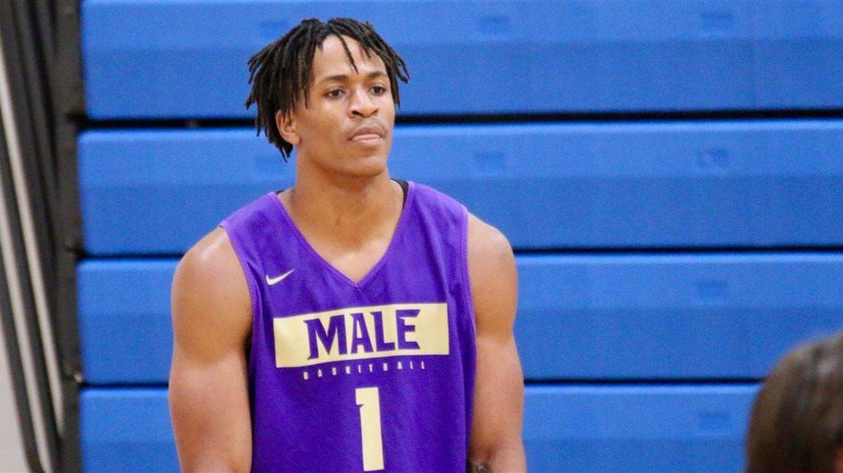 Kaleb Glenn averaged 20.5 points and 12.6 rebounds per game for Male High School during the 2020-21 season.