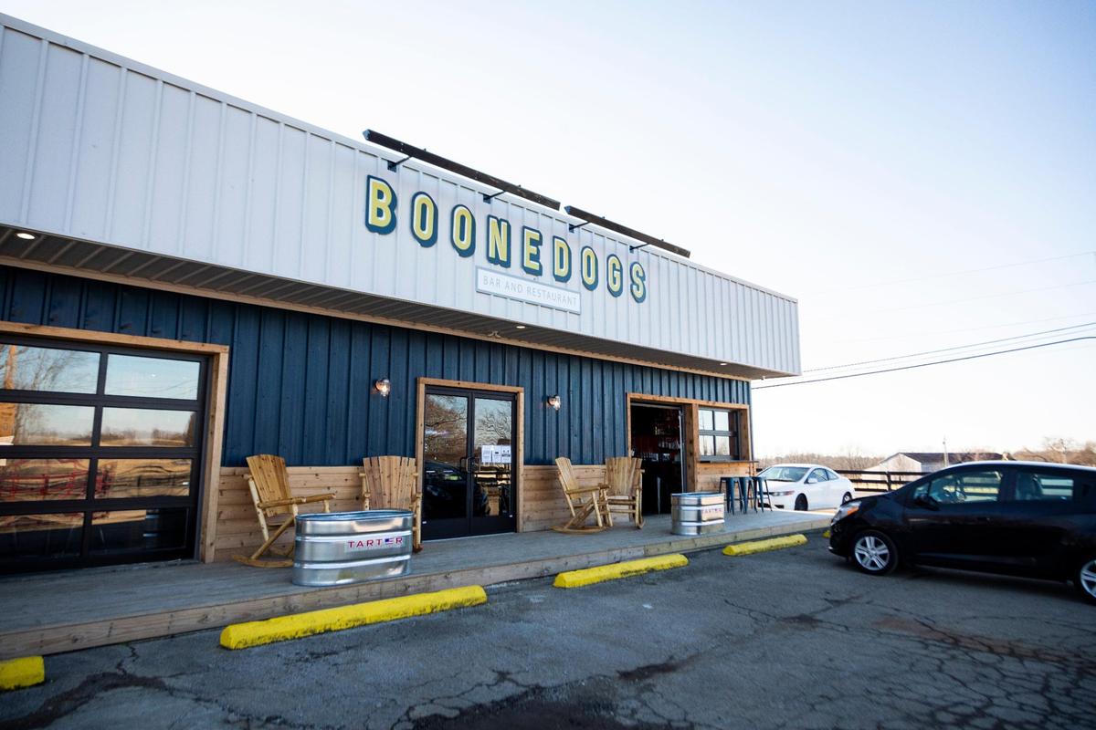 Boonedogs is located on a scenic part of Old Richmond Road.