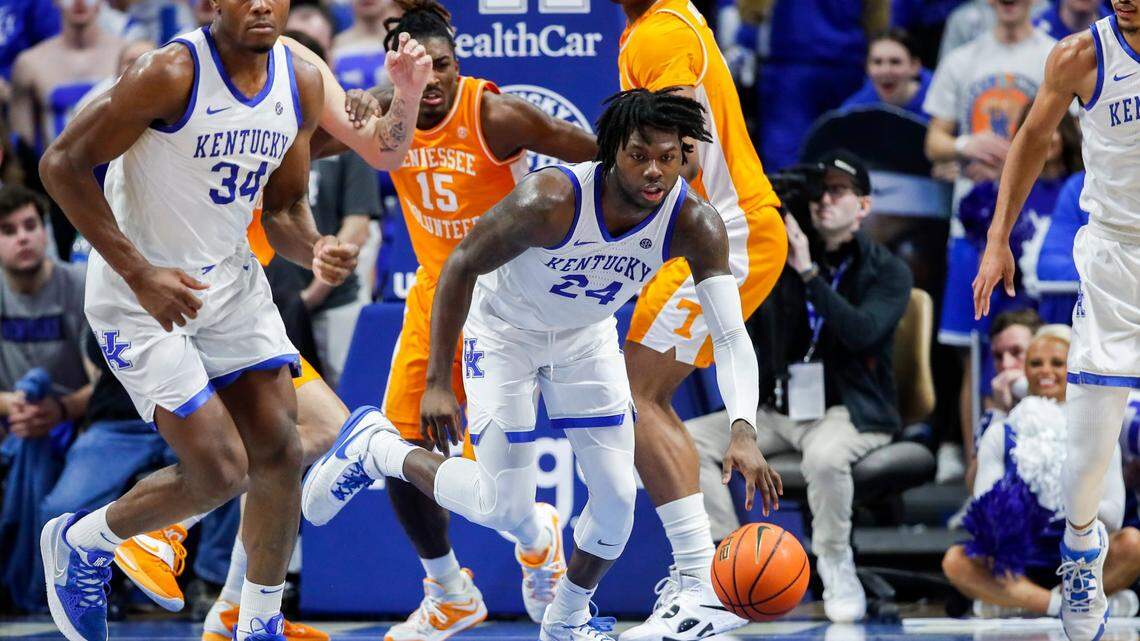 Kentucky’s sweep of Tennessee is complete. And two UK freshmen are taking a star turn.