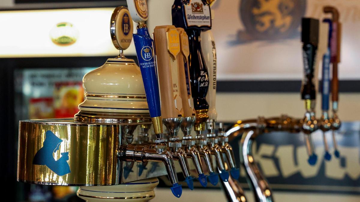 The Beer Trappe has 14 draft beers on tap. Owner Brett Beh said a German wheat and a German lager are the most popular craft beers they serve.