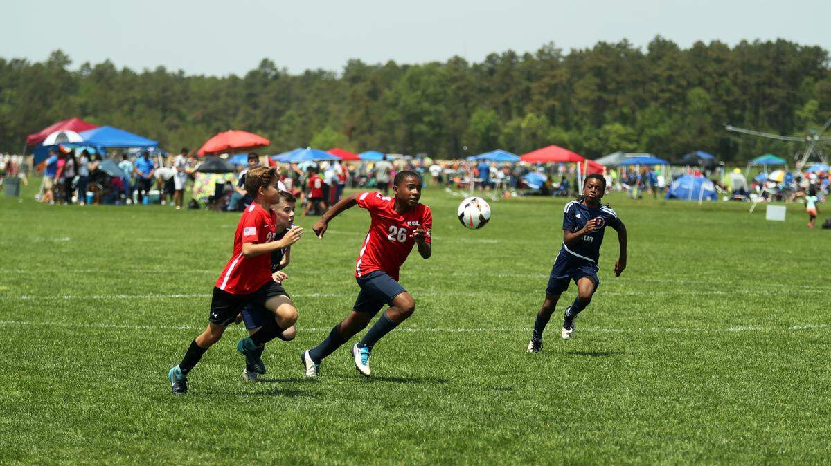 A kick in the leg from soccer can lead to a quadriceps muscle contusion. This can lead to bleeding into the muscle, a hematoma, which can result in a ball of scar tissue.