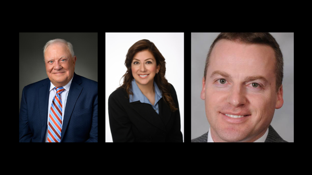 The candidates for Lexington-Fayette Urban County Council District 4 seat are (from left to right): J. “Brack” Marquette, Brenda Monarrez and Barry Saturday.