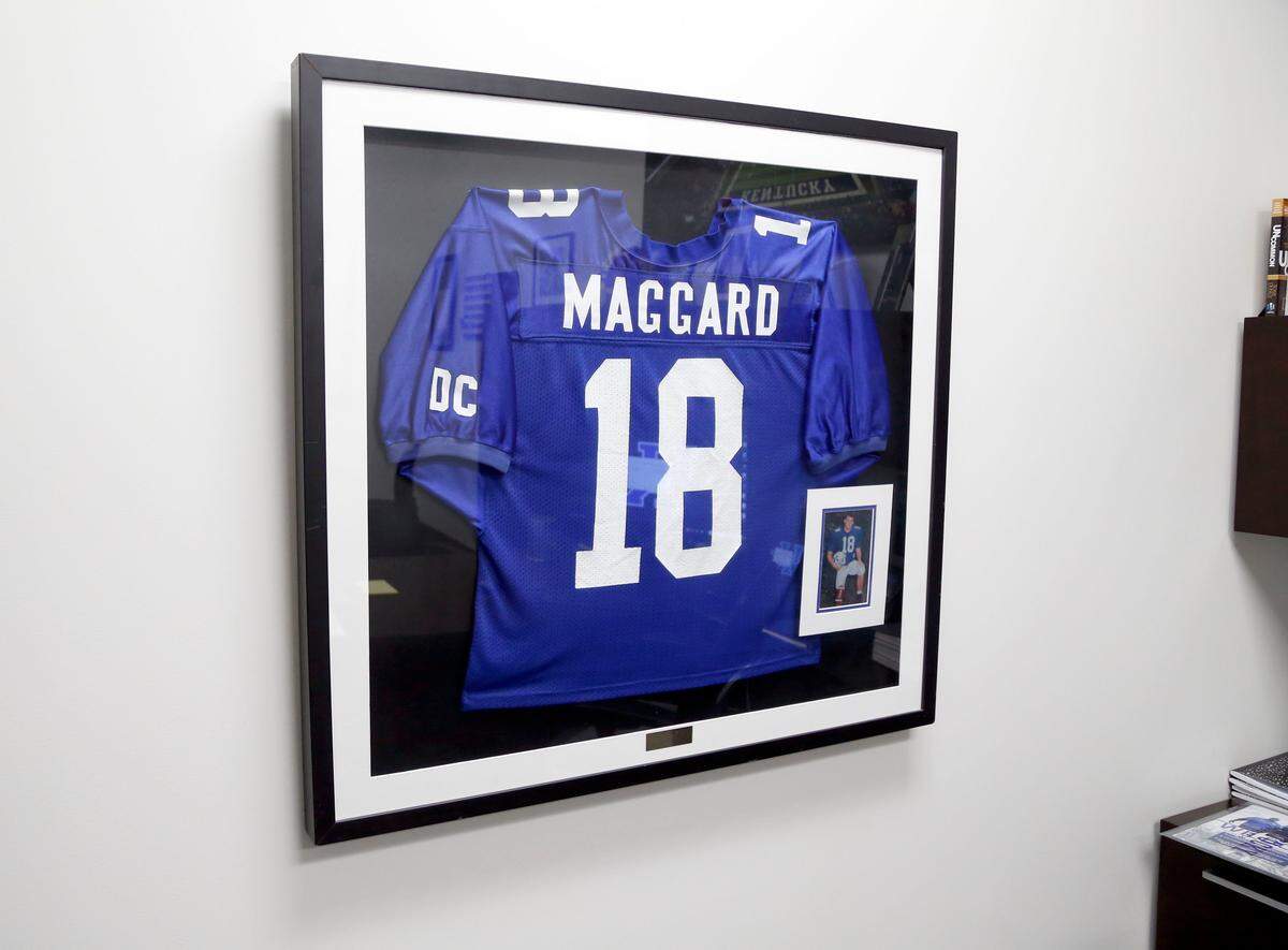 Freddie Maggard’s old Kentucky jersey hangs on the wall in his office at the UK practice facility.  “I’m not some transient coach,” Maggard said of his unique qualifications as director of player development. “This is my home. I’m a Kentuckian. I’m a UK guy. I know so many people and I have a passion for it.”
