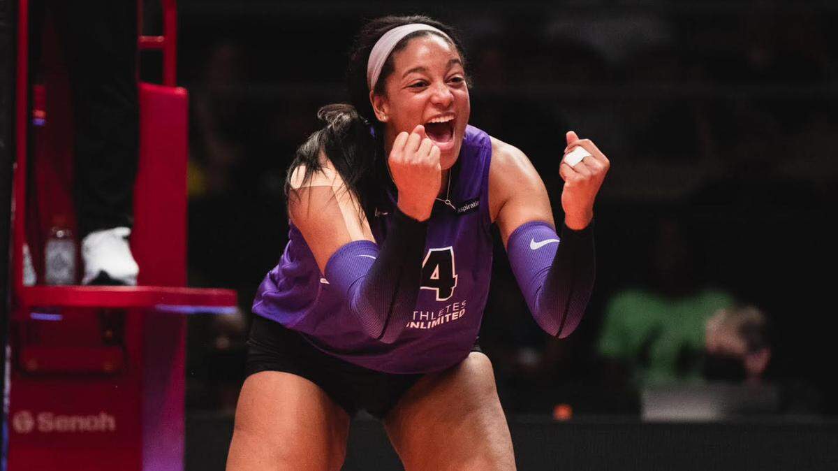 “I’m trying to keep it going for as long as I can,” Leah Edmond said of her time as a pro athlete. She’s in the midst of her second season with Athletes Unlimited, an upstart organization that spurns the traditional team-ownership model in favor of a more player-driven operation.