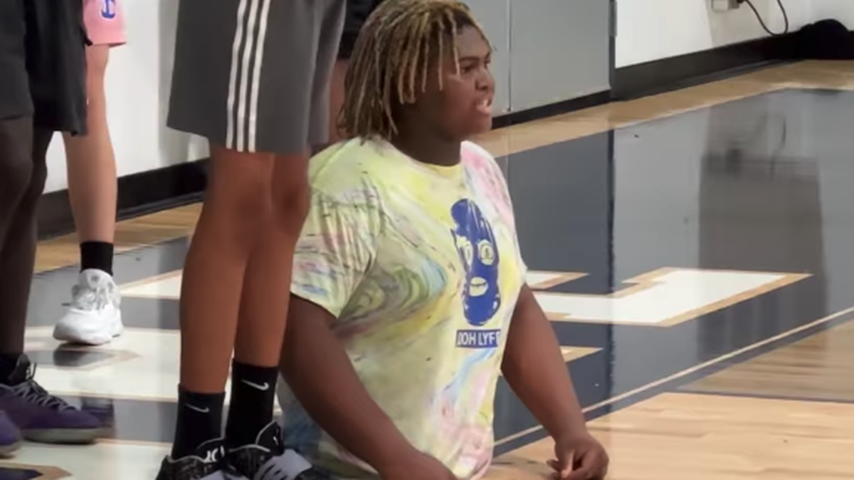 Josiah Johnson, despite being born without legs, made the basketball team at Moore Middle School in Louisville, Kentucky.