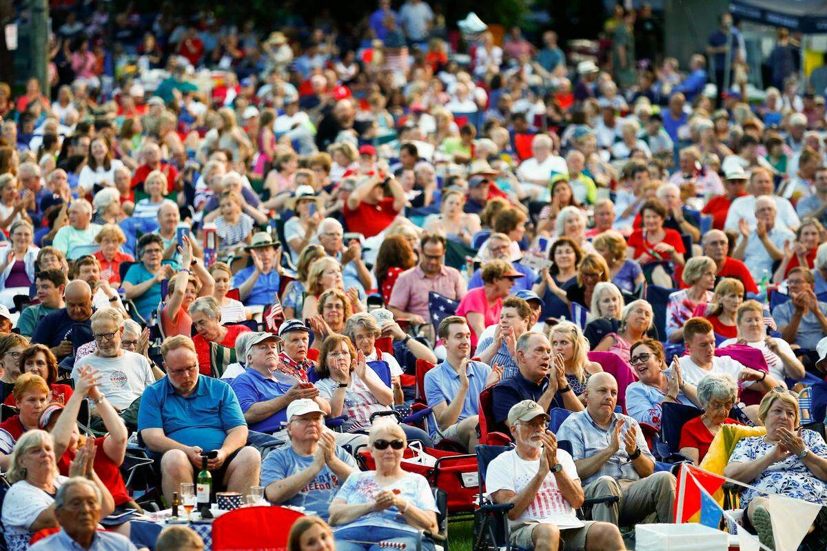 The Patriotic Concert on Morrison Lawn at Transylvania University is a popular July 4th event.