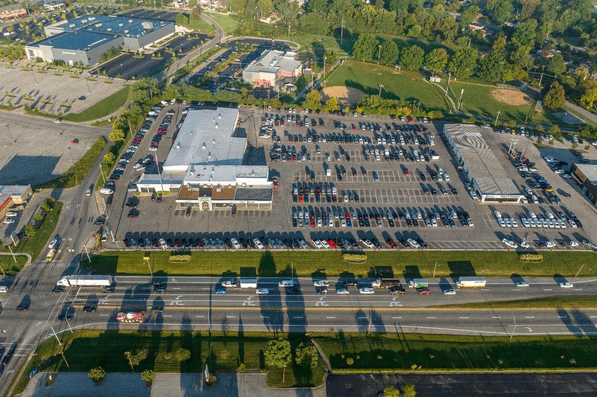Forty years later, the Dodge dealer is still there, now called Glenn’s Freedom Chrysler Dodge Jeep Ram and the football field in Idle Hour Park became the Lexington Senior Center in 2016. In 2010 Southland Christian Church bought the Lexington Mall property, demolishing part of the building a year later. They opened their new church in 2013.
