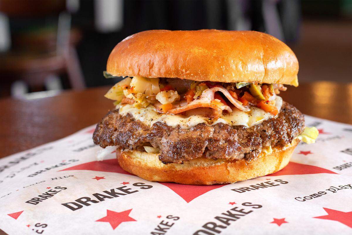 Drake’s in Hamburg is offering the Big Easy Burger for Lexington Burger Week.