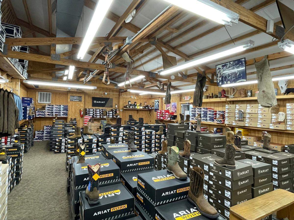 The store originally opened with just 1000-square-feet, and has expanded over 40 years. This portion of the building was the original space the store opened with.