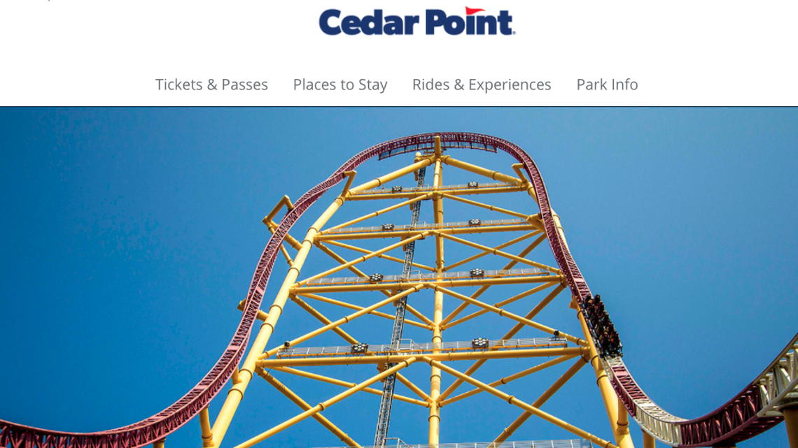 A woman was injured Sunday when a metal object detached from Top Thrill Dragster at Cedar Point and struck her in the face.