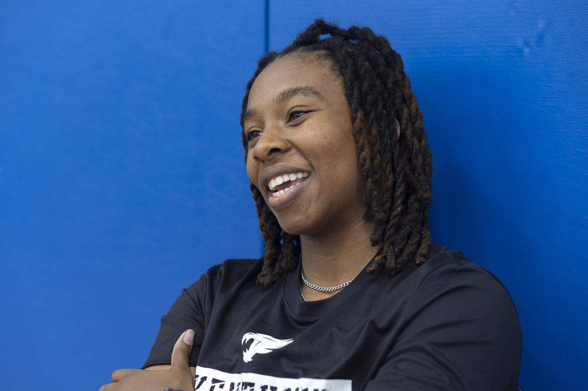 Transfer guard Jordan Obi continues making progress from an offseason injury, but coach Kenny Brooks has not provided a timetable for whether she’ll return this season. “We’ve had to taper her down a little bit because she wants to go full bore and we have to calm her down.”