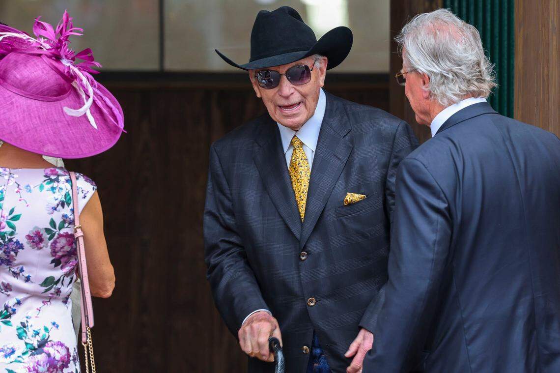 Legendary trainer D. Wayne Lukas has 15 Triple Crown race wins, including seven in the Preakness Stakes.