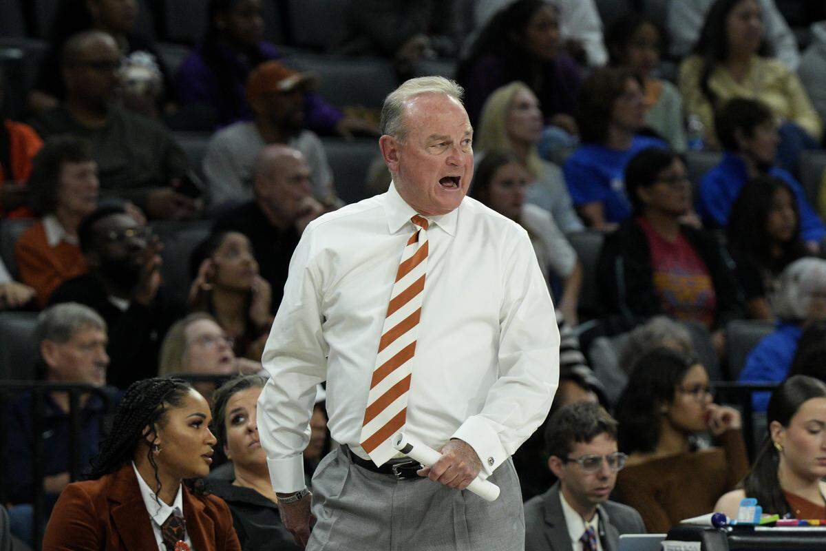 Texas women’s basketball coach Vic Schaefer had led three teams to the NCAA Tournament Final Four over the course of his career, Mississippi State in 2017 and 2018 and Texas last season. No. 16 Kentucky will play at No. 4 Texas Monday night.