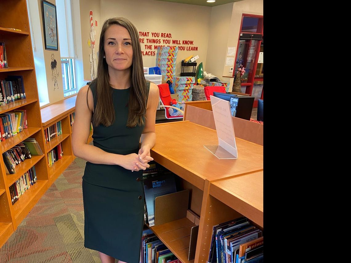 Tiffany Combs, an instructional coach in the Perry County School District, spoke out in opposition of a GOP-backed “school choice” amendment that will be on the November ballot. She and other educators on Thursday said such a measure will deprive public schools of badly-needed resources.