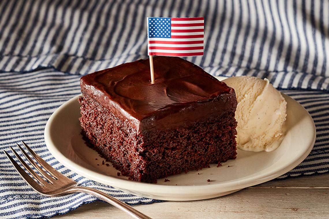 Cracker Barrel will offer veterans a free piece of Double Chocolate Fudge Coca-Cola Cake or Pumpkin Pie Latte on Monday.