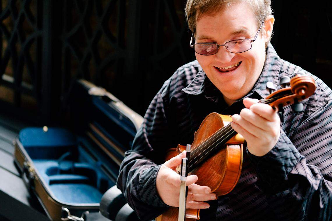 Bluegrass musician Michael Cleveland learned to play the violin at the Kentucky School for the Blind. He always knew he wanted to play bluegrass and has collaborated with the Louisville Orchestra on a new tour around Kentucky.