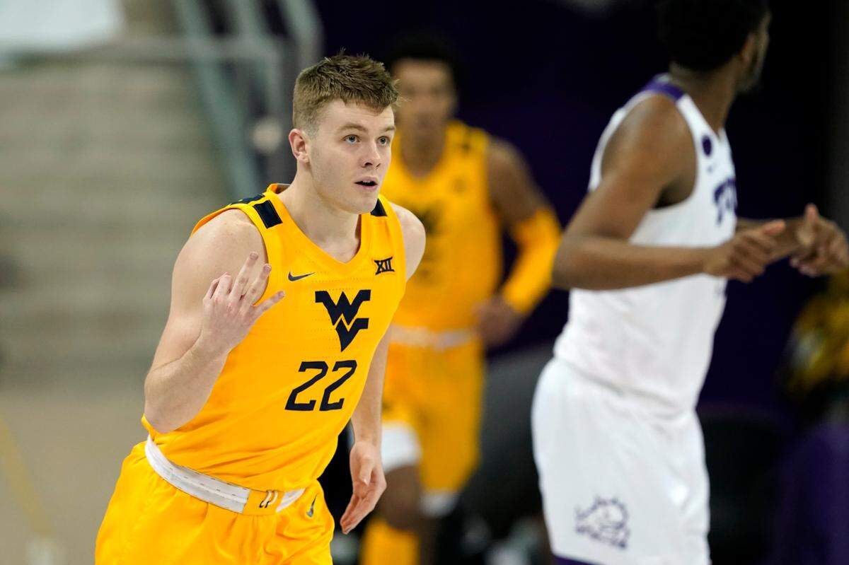 Former Cooper star Sean McNeil is West Virginia’s fourth-leading scorer with 11.8 per game. He shoots 36.6 percent from three-point range.