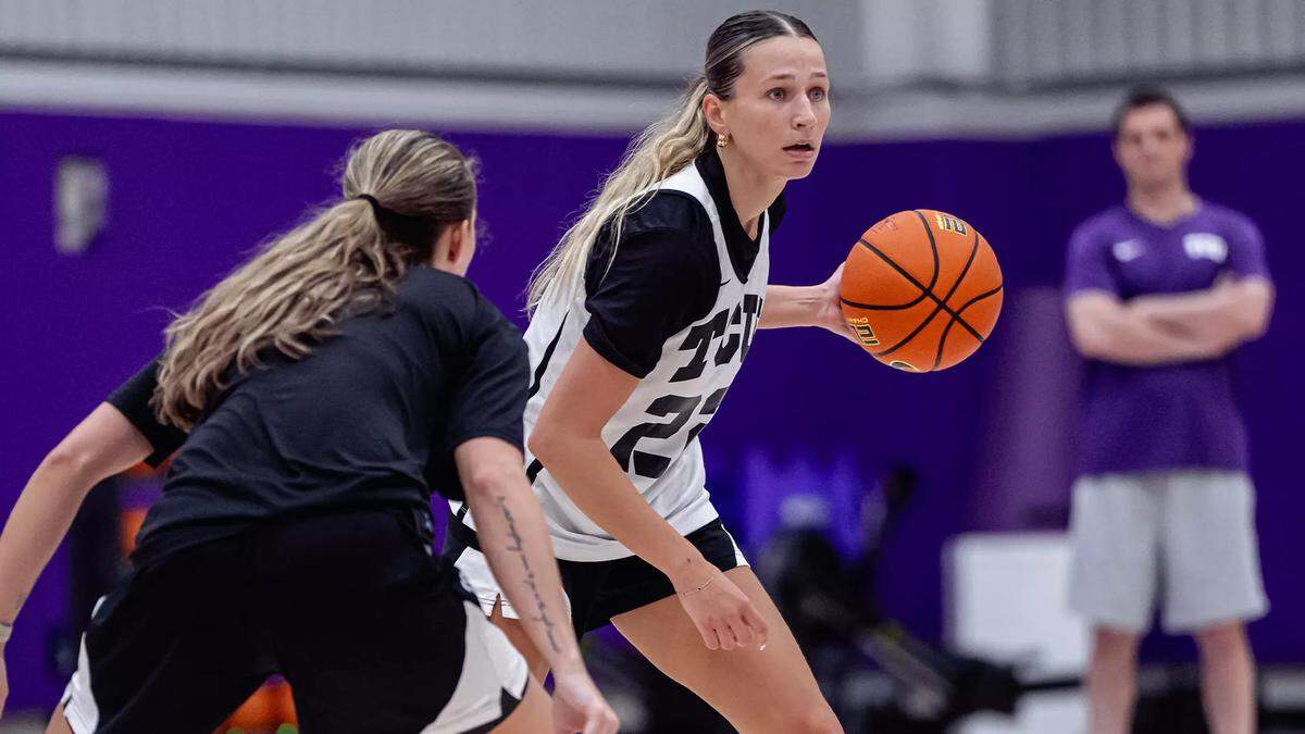 Former Kentucky standout Maddie Scherr has missed this season at TCU recovering from a back injury but plans to be back next season.