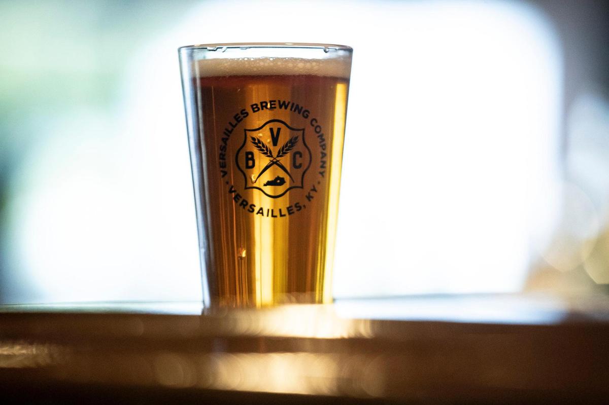A Munich Wallaby IPA at Versailles Brewing Company at 513 Marsailles Rd. in Versailles, Ky., on Friday, April 23, 2021.