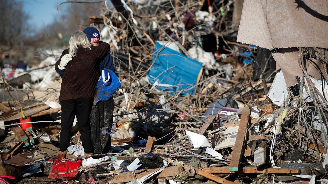74 confirmed dead in Kentucky tornadoes. More than 100 still unaccounted for.