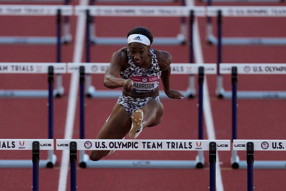 Former Kentucky star Keni Harrison won the 100-meter hurdles at this month’s U.S. Olympic Trials to qualify for her first Olympics Games.