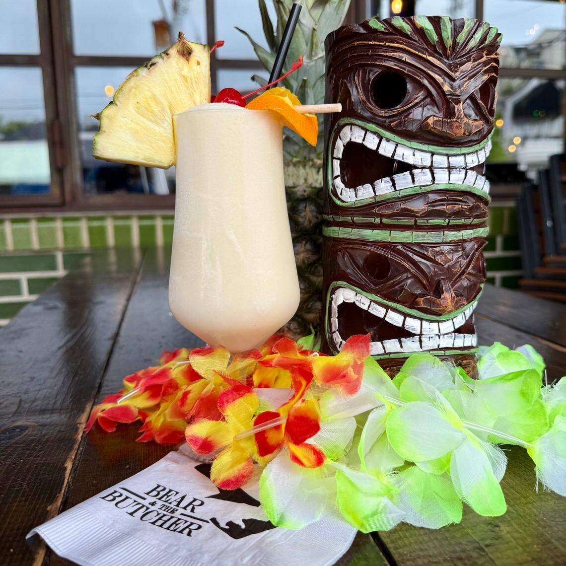 Bear & The Butcher on Euclid has frozen cocktails including tiki drinks such as the pina colada. And more are coming soon.