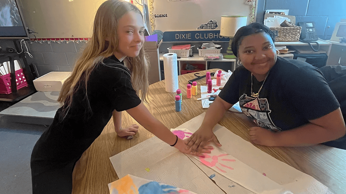 FCPS senior found inspiration from her 1st grade teacher. Then she got to train alongside her