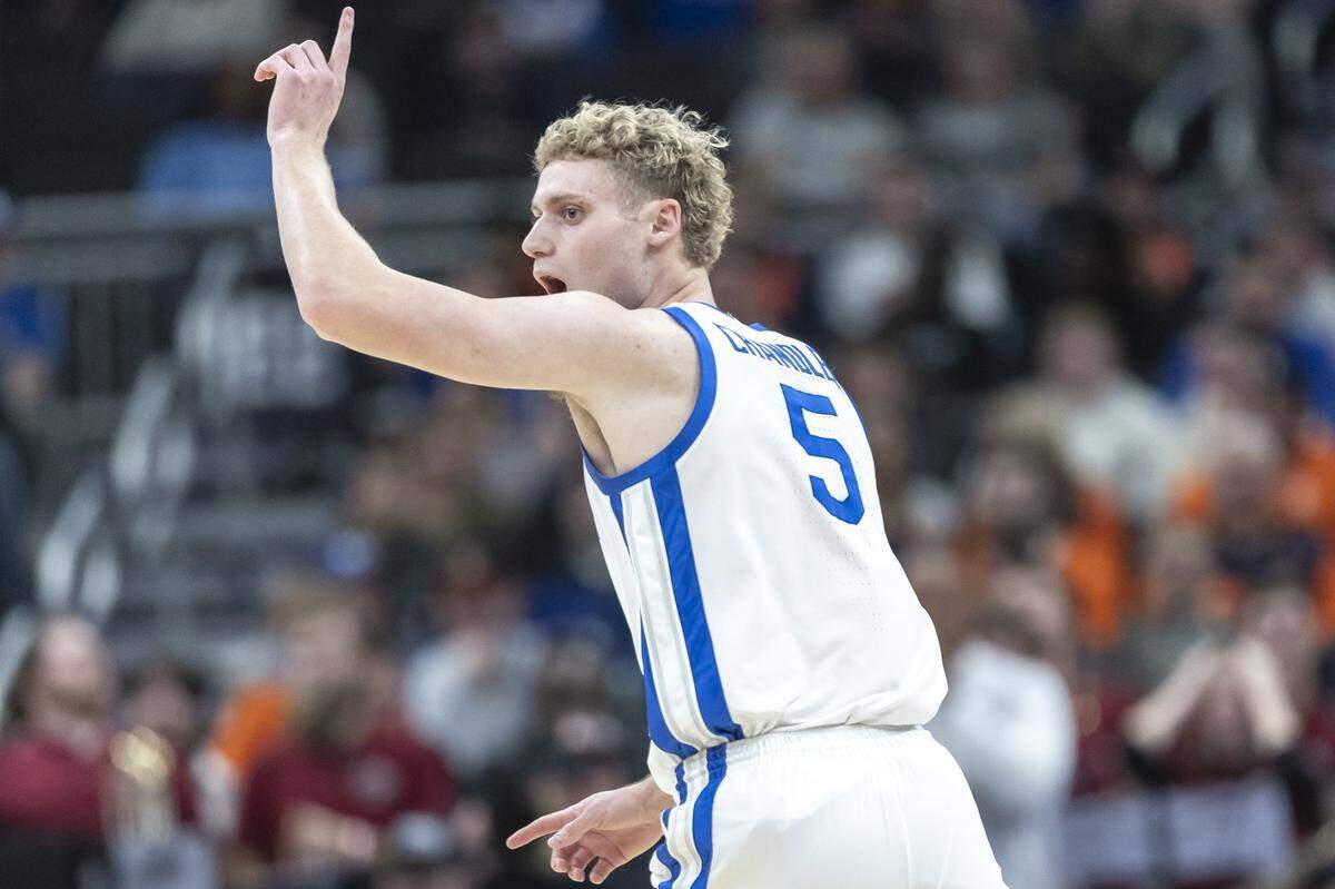 Kentucky guard Collin Chandler was 12-for-23 from 3-point range over the team’s last seven games of the season and projects as a key player for the Wildcats in the backcourt moving forward.