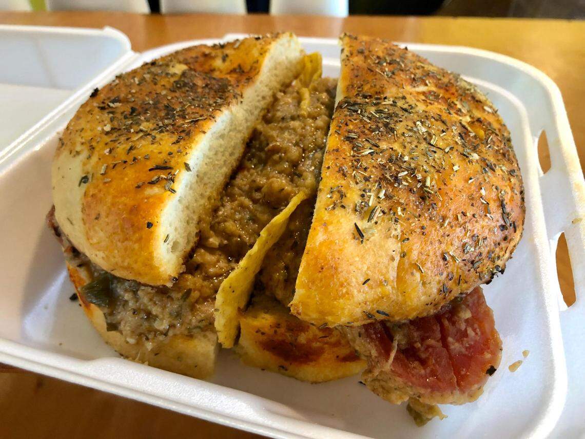 The Yatwich sandwich from Gumbo Ya Ya.