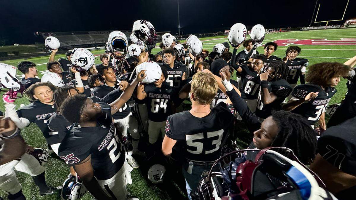 Tates Creek celebrates a 51-32 home win against Madison Southern on Aug. 30. The Commodores face Madison Central on Friday.