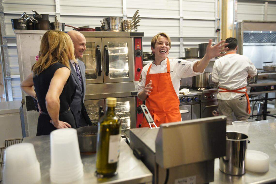 Chef Adrienne Wright, with Caroline Styne and Tom Colicchio, is riding a big win with her performance in Restaurant Wars. Can she capitalize on that?