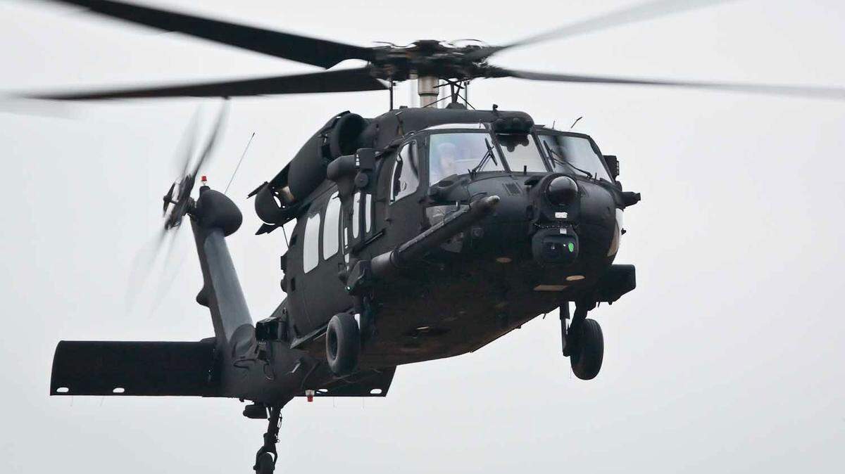 Lockheed Martin workers at Bluegrass Station in Lexington work on helicopters such as this 
MH-60M Blackhawk for the 160th Special Operations Aviation Regiment at Fort Campbell. Army helicopter pilots from the unit took part in the successful Osama bid Laden raid.