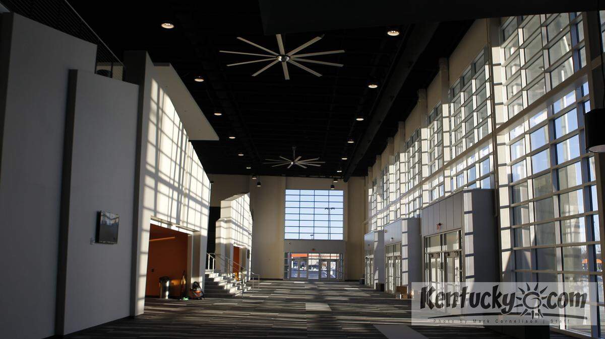 A view of the main lobby at the New Richmond Road satellite of Southland Christian Church.  Photo by Mark Cornelison | Staff 