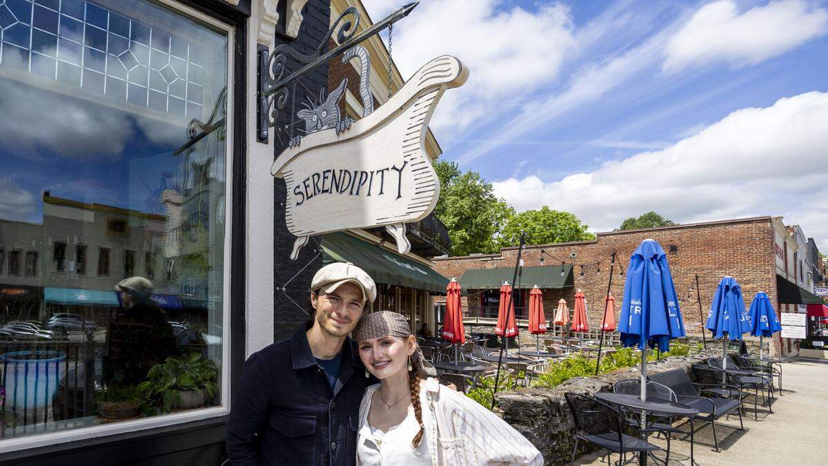 Co-owners Henry Zahn and Caitlin Battaglia, who grew up in Scott County, opened Serendipity Public House at the end of April. “We're a cafe pub,” said Battaglia. “We are partnering with Midway Bakery. We have pastries, we have coffee, tea during the day and at night we have beer, wine, some craft cocktails and some small bites like European flair - bread and butter, charcuterie boards.” 