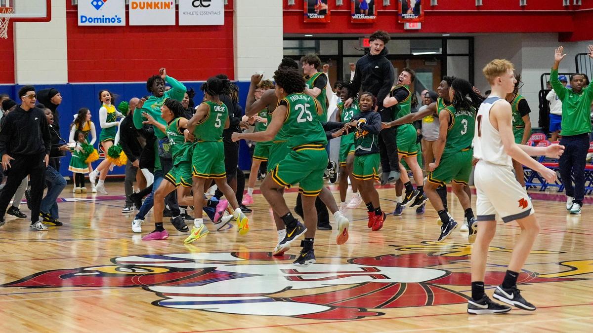 Bryan Station defeated Frederick Douglass 59-56 to win the boys 42nd District Tournament championship at Scott County High School’s Billy Hicks Gymnasium in Georgetown on Friday.