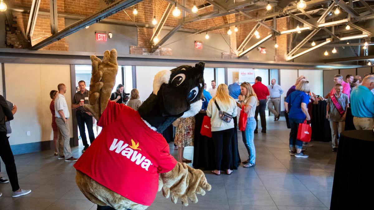 As part of a three-state Community Partnership Tour across the Midwest, Wawa hosts a preview event to introduce itself to the community and share more details about its first wave of expansion plans at the Old courthouse in Lexington, Ky., September 26, 2023.