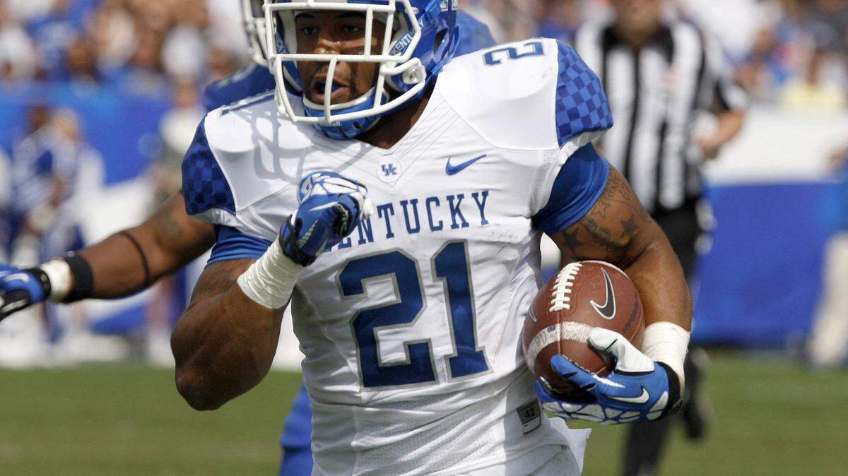 Running back Josh Clemons was the top rusher in UK's spring game in April. The junior injured his knee midway through the 2011 season and hasn't played a regular-season game since.    
