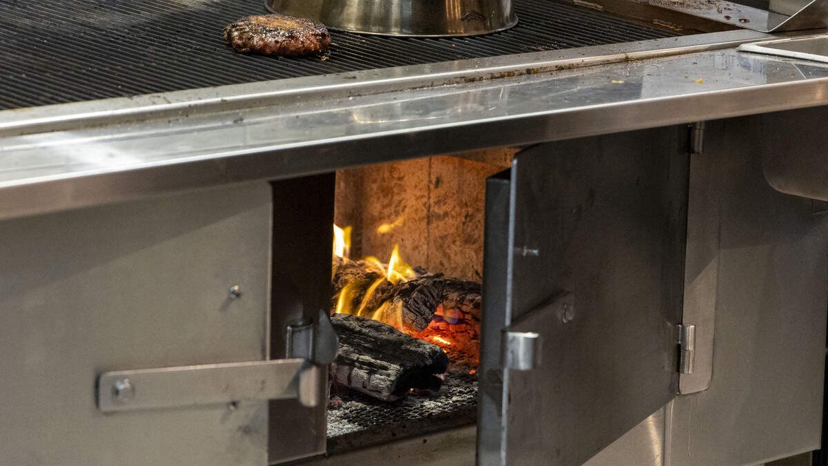 Firebirds Wood Fired Grill has an American menu with a fire-centric atmosphere. The polished-casual restaurant chain cooks steaks, chops and seafood over a wood-fired grill using locally sourced hickory, oak or pecan. Photographed Thursday, June 11, 2026, in Lexington, Ky.