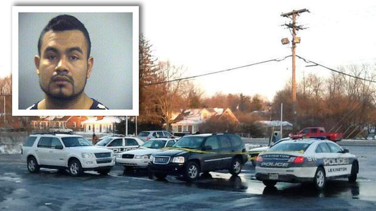 Alberto Piñedas Contreras is charged with first-degree assault in connection with Saturday's shooting near Russell Cave and Hollow Creek roads.