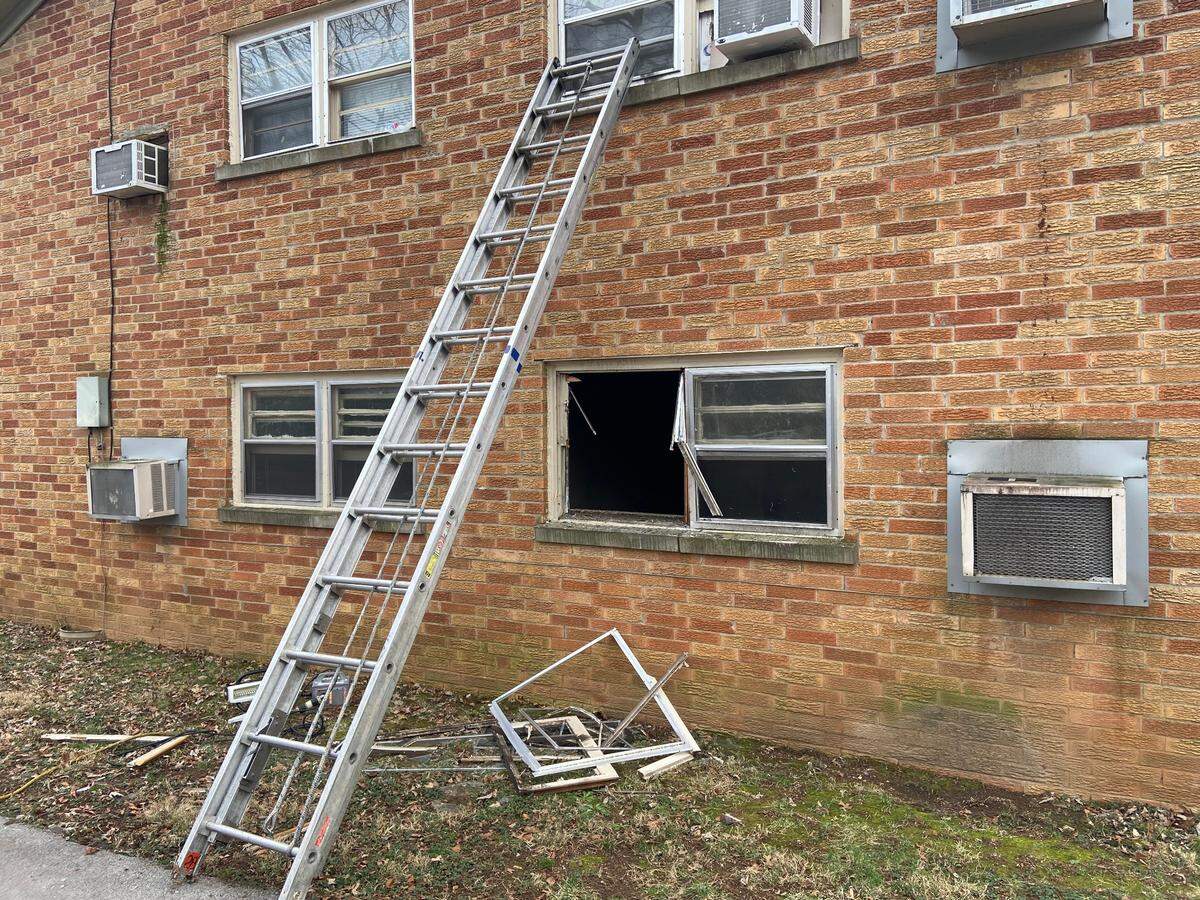 The unit where the fire originated suffered heavy damaged while the other three apartments received minor damage.