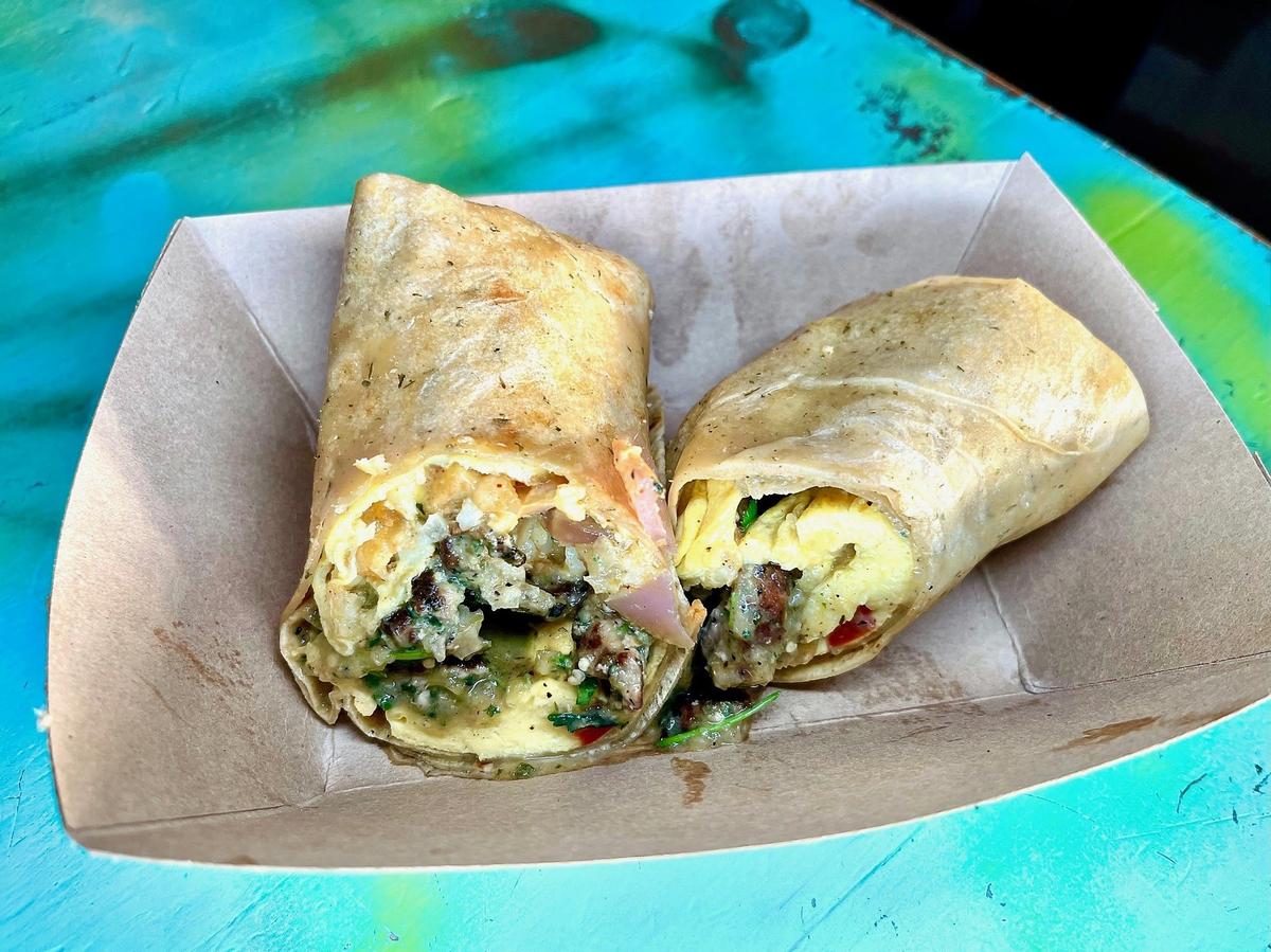 DV8 Kitchen has two Lexington locations for it’s popular Breakfast Burrito on its menu. Sometimes they offer special burritos, so be sure to follow their social accounts.