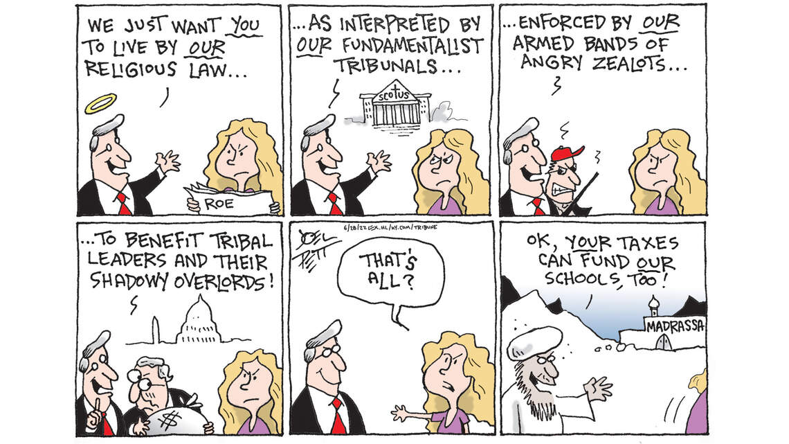 Joel Pett: Welcome to the American Taliban