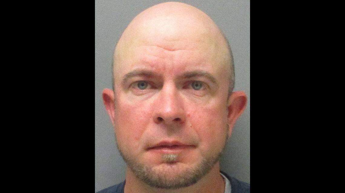 Chad Kinnaird, 39, was arrested in Louisiana after police say he held a gun to his son’s head.