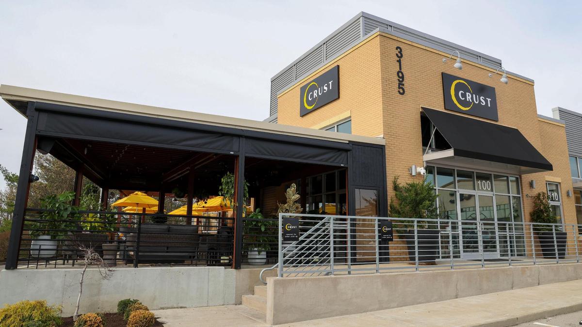 Crust pizza and pasta restaurant is located the Beaumont neighborhood of Lexington, Ky. The pizzeria, which is run by the Bella Notte Restaurant Group, closed during the COVID pandemic.